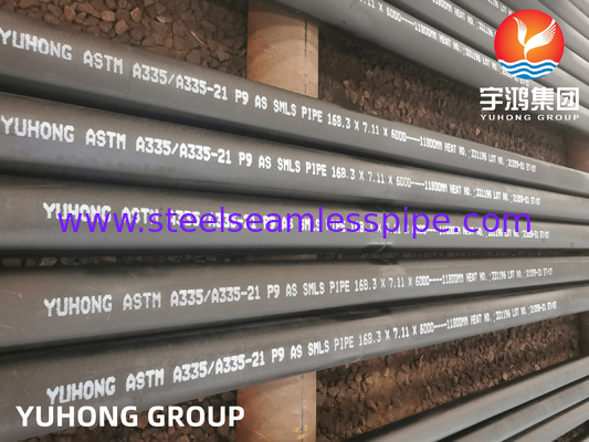 Alloy Steel Seamless Pipe ,ASTM A335/ ASME SA335 P9 , Fire Furance Pipe, Steam Furnace Tube